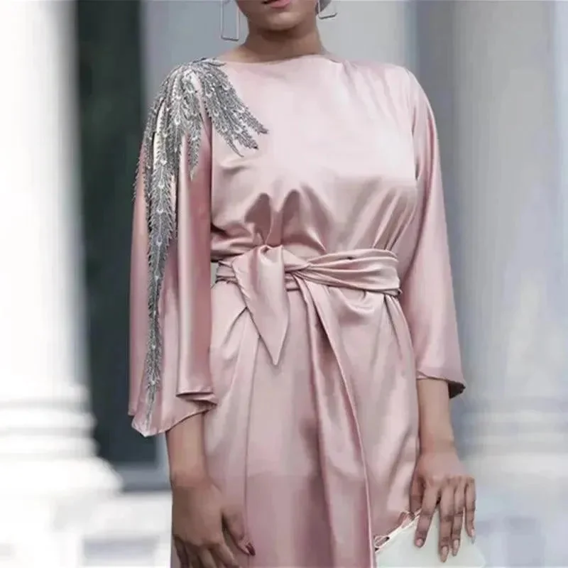 Loriya Exquisite Embroidery Sleeve Cardigan Women's Dress Evening Party Cocktail Party Dress Button Cardigan Zip Cardigan Pullover Cardigan