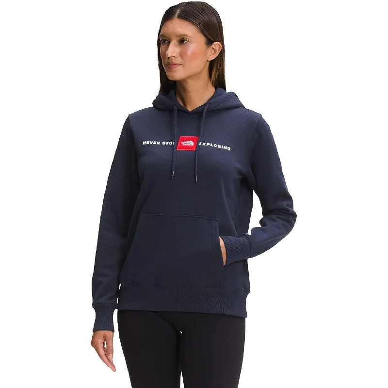 Aviator Navy The North Face Women's Box NSE Pullover Hoodie Cotton Hoodie Fleece Lining Warmth