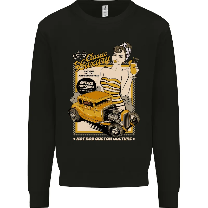 Classic Luxury Hot Rod Superior Performance Mens Sweatshirt Jumper Hoodie with Zipper Versatile Modern Classic Luxury Hot Rod Superior Performance Mens Sweatshirt Jumper Hoodie with Zipper Versatile Modern
