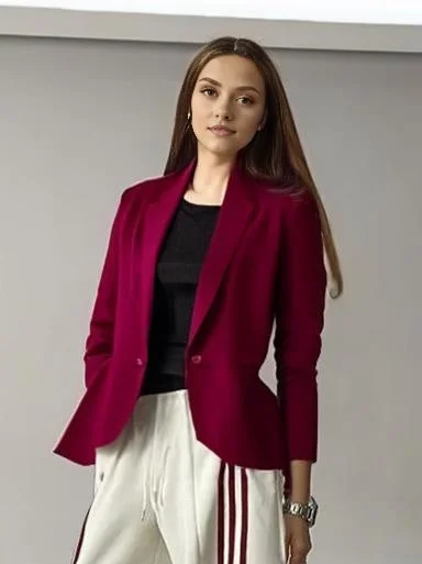 Burgundy Blazer