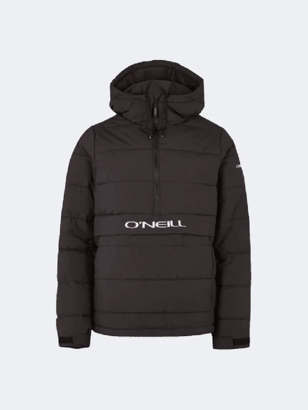 O'Neill Anorak Women Lifestyle Jacket Black Out A-Line Jacket Boat Neck Shawl Collar O'Neill Anorak Women Lifestyle Jacket Black Out A-Line Jacket Boat Neck Shawl Collar