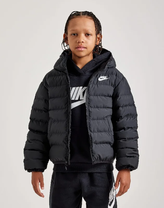 Nike Hooded Puffer Jacket Grade-School Mesh Jacket Canvas Jacket Denim Jacket