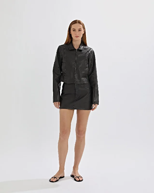 Adrian Jacket Vintage Black Trench Coat Raincoat Waterproof Jacket