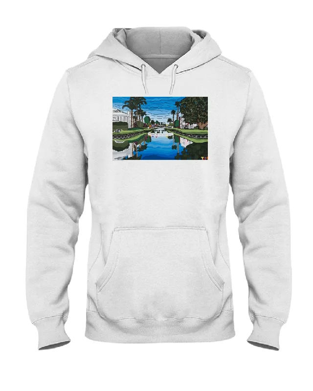 Venice Canals 1 - Hoodie Hoodie with Thumb Holes Functional Cozy