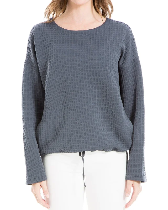 Max Studio Knit Top Bronze Knit Blouse