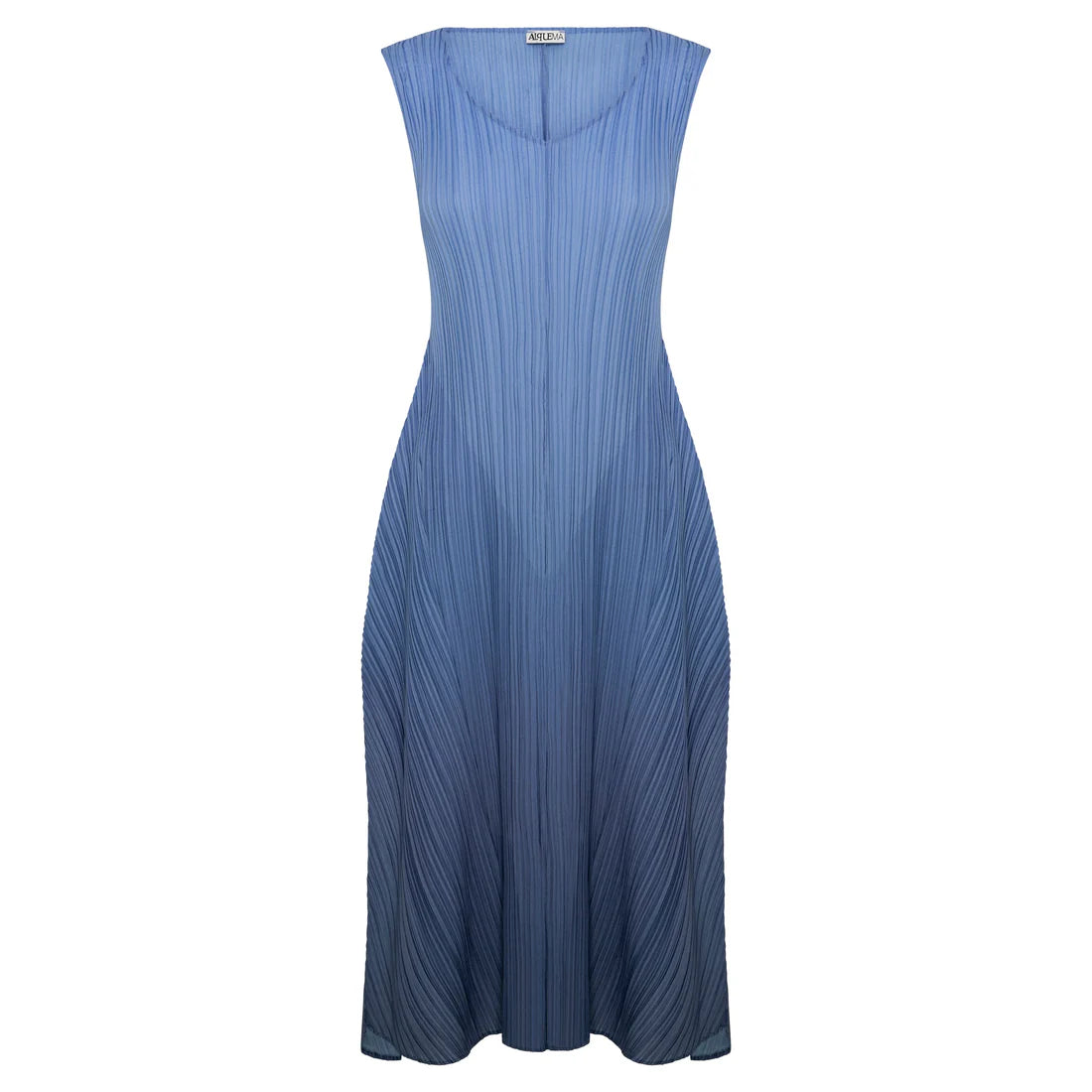 ALQUEMA |  COLLARE COAT & DRESS - SKY TO INDIGO Sleeveless Short Sleeve Long Sleeve
