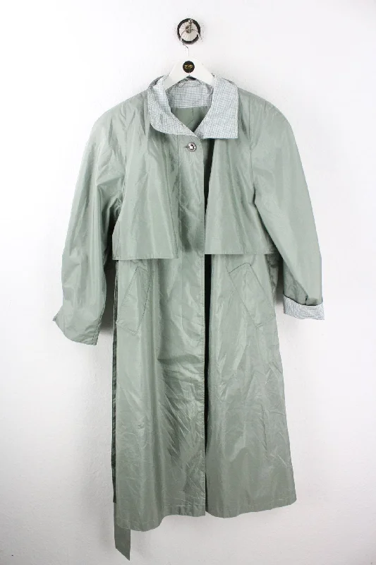 Vintage Green British Mist Coat (XL) Three-Quarter Sleeve Elbow Sleeve Wrist Sleeve