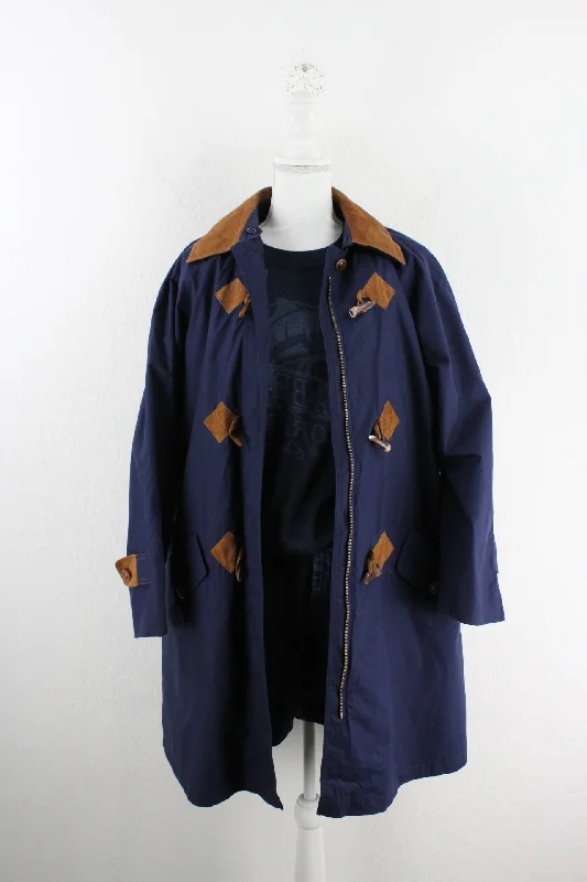 Vintage Braefair Coat (S) Boat Neck Jacket Square Neck Jacket One-Shoulder Jacket