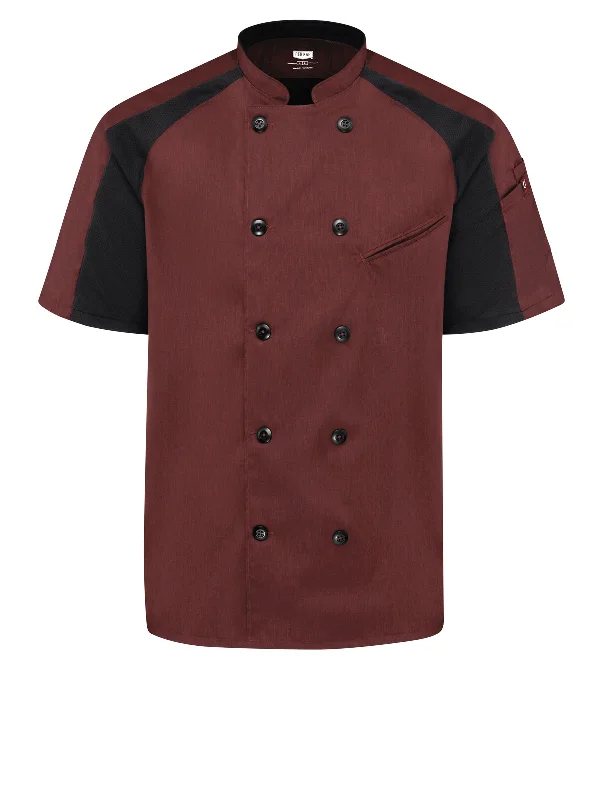 Men's Airflow Raglan Chef Coat with OilBlok Elasticated Drawstring Belted