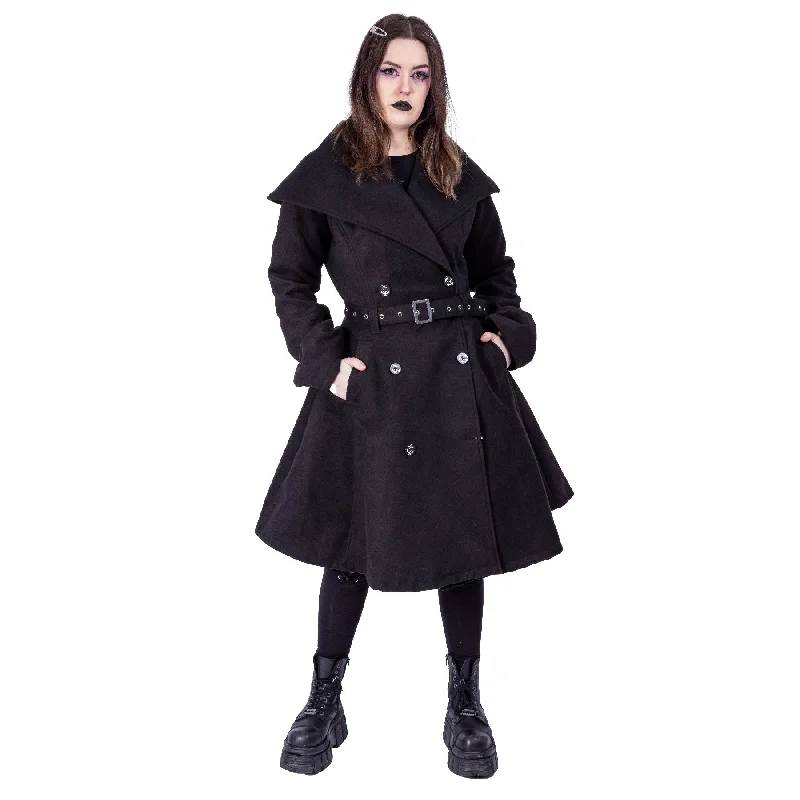 EVANORA COAT - BLACK Down Puffer Quilted