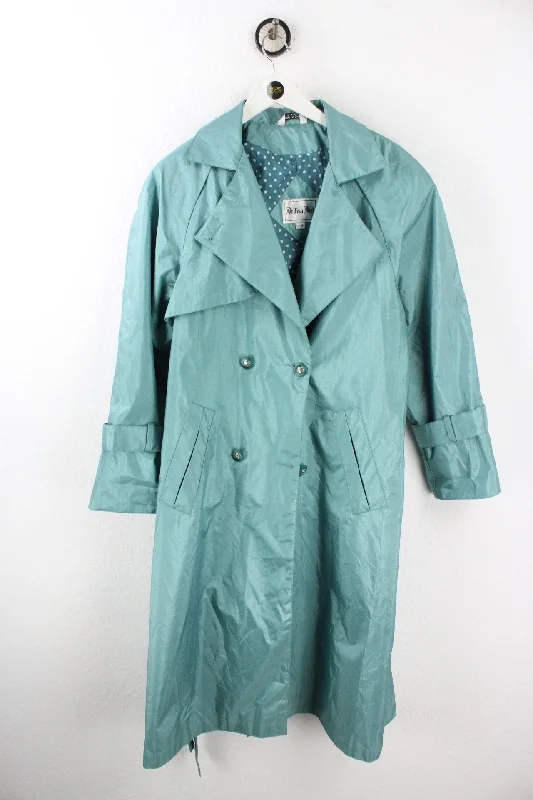 Vintage Blue British Mist Coat (L) Sleeveless Short Sleeve Long Sleeve