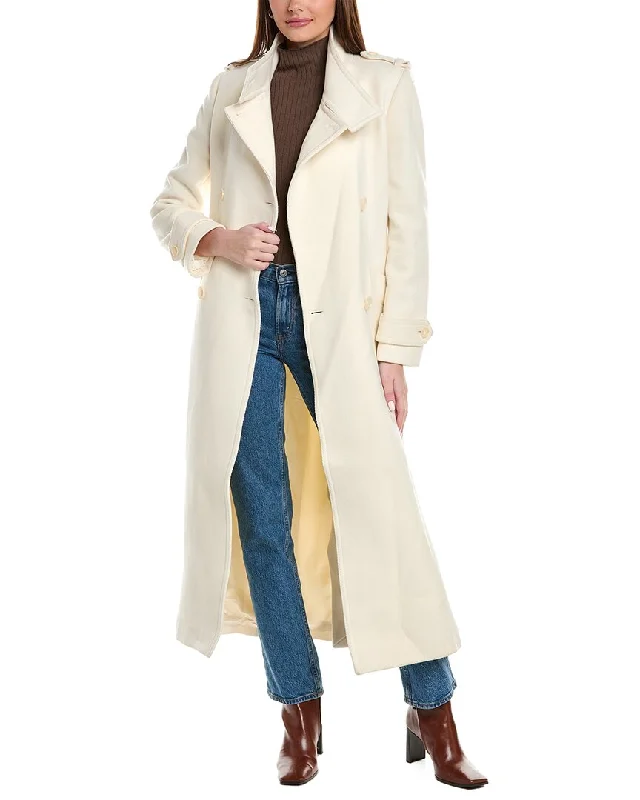 Reiss Taylor Wool Coat Asymmetrical Diagonal princess