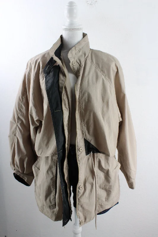 Vintage Climate Zone Coat (L) Zip Front Button Front Snap Front