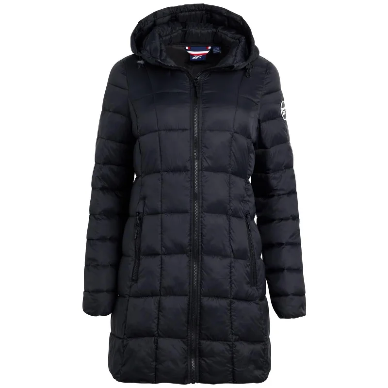 OLRB602EC Womens Quilted Warm Glacier Shield Coat Parka Anorak Hoodie