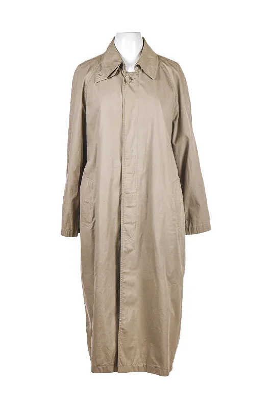 Paul Stuart Trench Coat Boat Shawl Notched