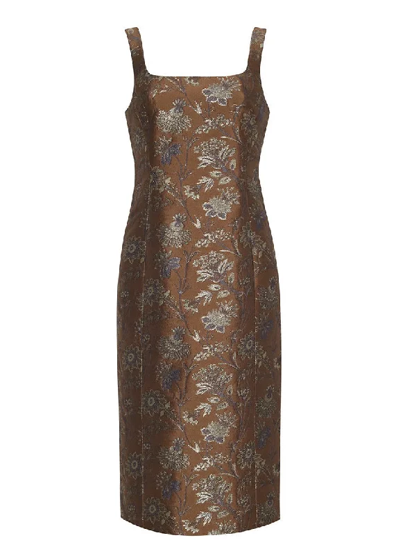 Carlie Dress (Jacquard Garden)