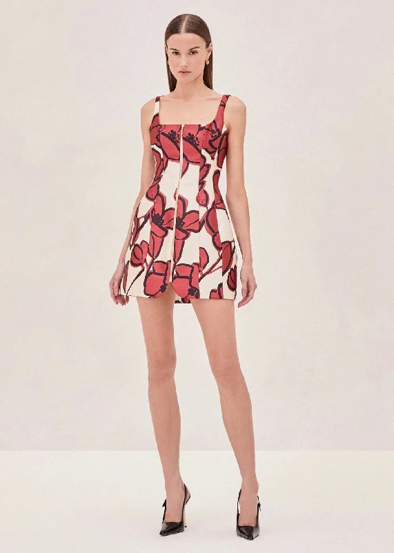 Claire Dress (Rust Petal)
