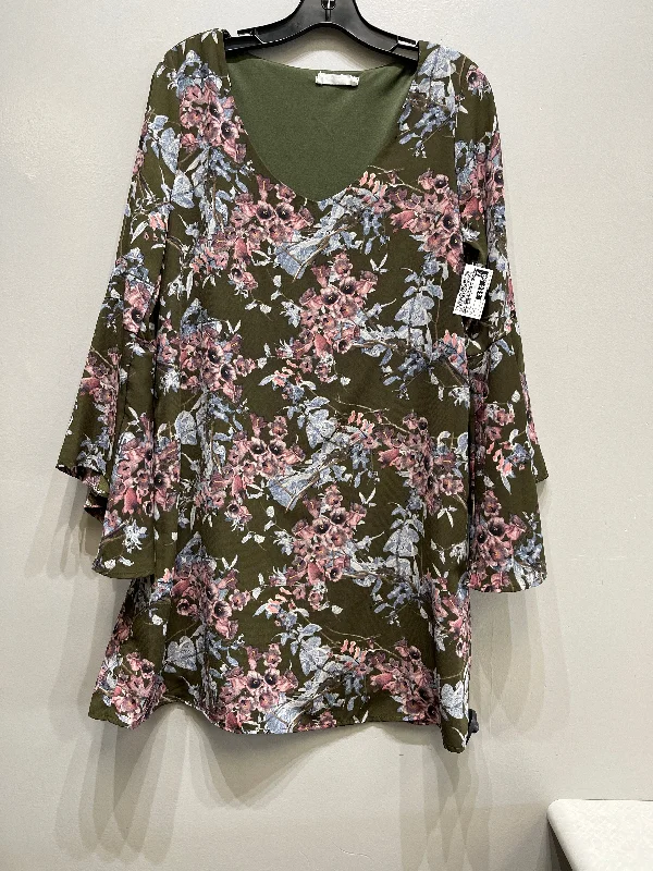Dress Short Long Sleeve By Peach Love Cream California  Size: M