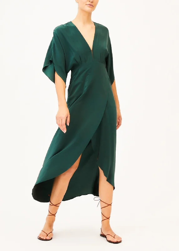 Katherine Green Silk Dress