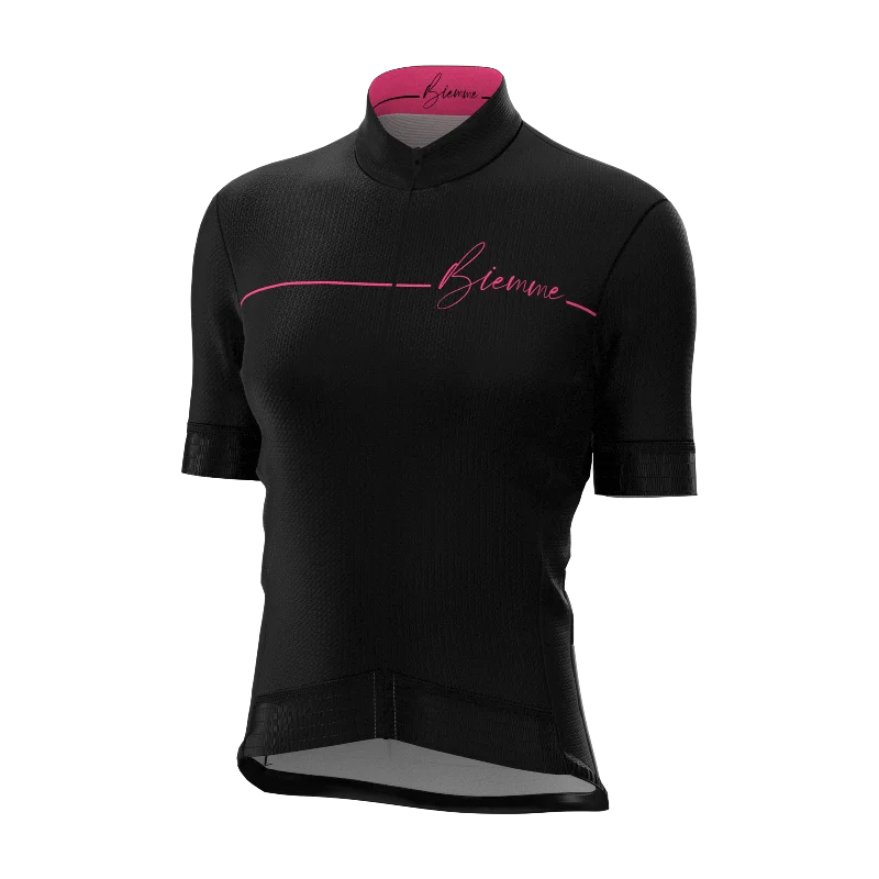 Bike short sleeve jersey - Pink Striped Jersey Top