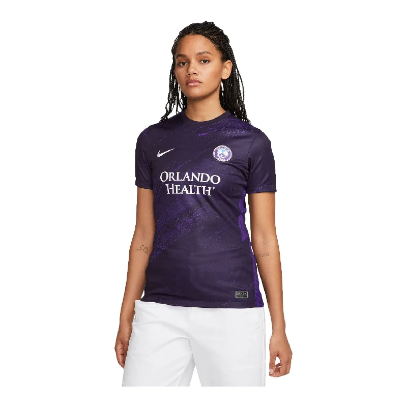 Women's Orlando Pride 2023 Purple Replica Jersey Animal Print Jersey Tee