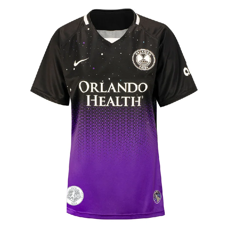 Orlando Pride 2021 Fitted Jersey Navy Blue Jersey Tee