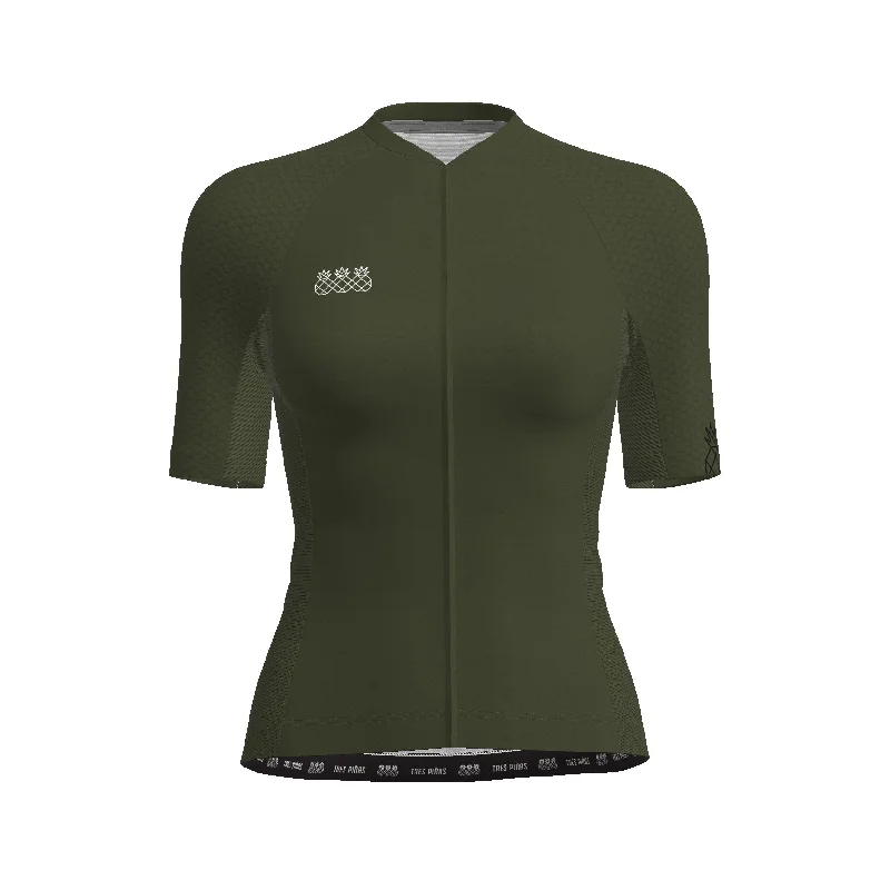 Women's Pro Jersey | Olive FINAL SALE Long Sleeve Jersey Tee