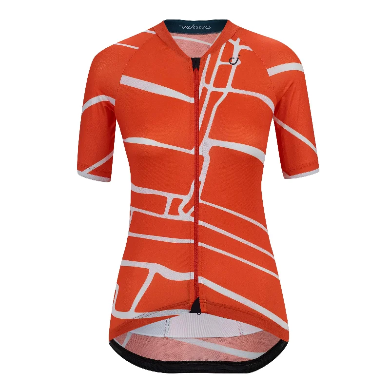 Women's Block Print SE Jersey Polka Dot Jersey Shirt