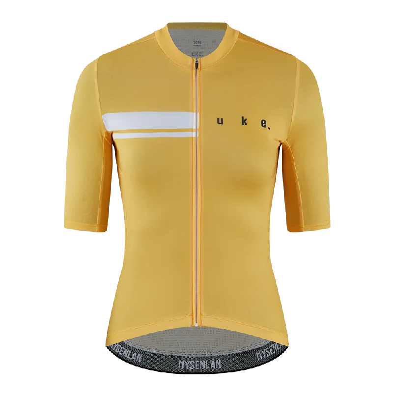 Women's Training Jersey A001-Yellow Maximalist Jersey Tee