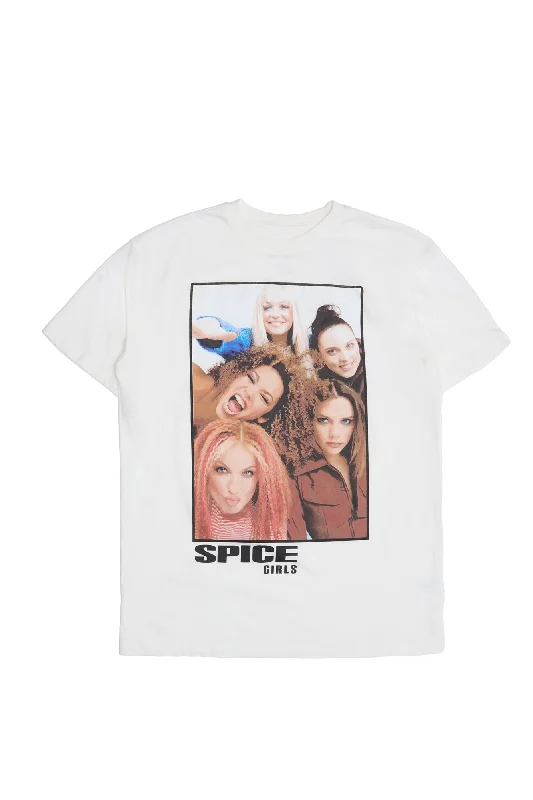 Spice Girls Graphic Relaxed Tee Oversized T-Shirt Spandex breathable