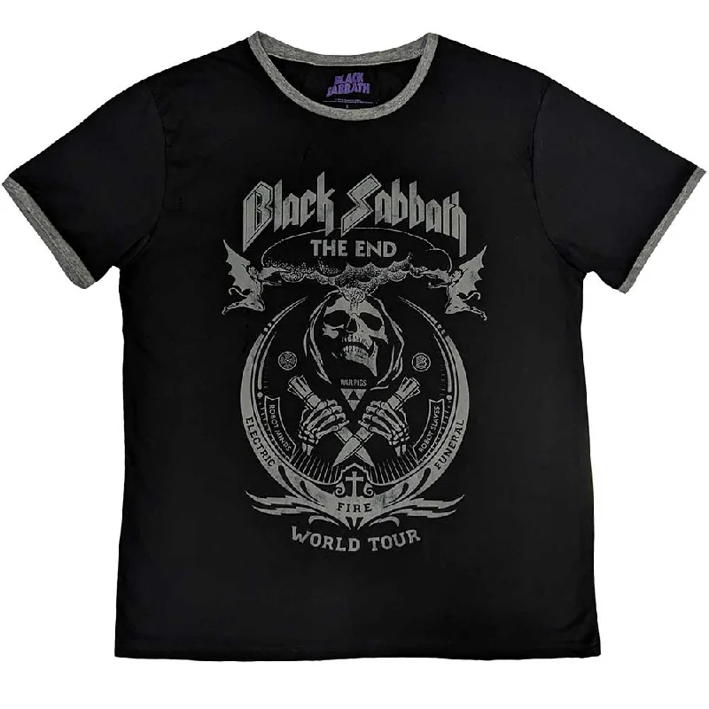 BLACK SABBATH Attractive T-shirt, The End Mushroom Cloud Modern Contemporary Chic
