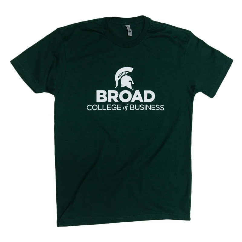 Broad College of Business Unisex T-Shirt Lace Blend Ribbed Blend Corduroy Blend