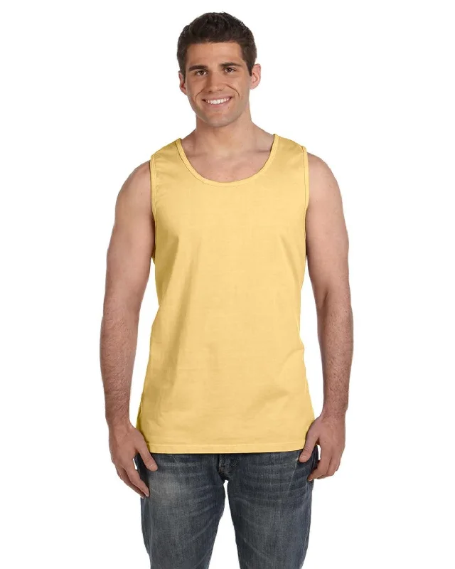 Comfort Colors Garment-Dyed Tank | Butter navy tank top