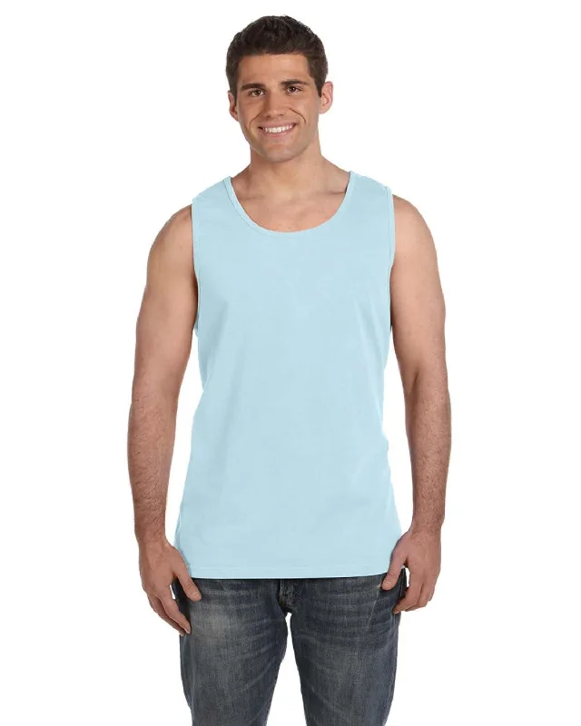 Comfort Colors Garment-Dyed Tank | Chambray fashionable tank top