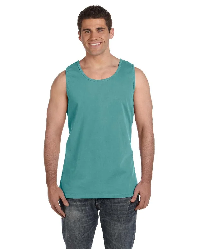 Comfort Colors Garment-Dyed Tank | Seafoam lime green tank