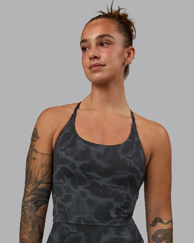 Elixir Active Tank - Tranquil-Black bronze tank top