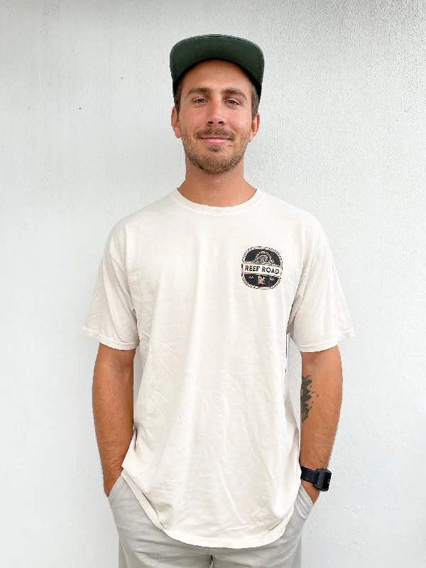 Gypsy Life Surf Shop - Dyed Ringspun Tee - Road Home Wave - Cappuccino Spandex Blend Rayon Blend Denim Blend Gypsy Life Surf Shop - Dyed Ringspun Tee - Road Home Wave - Cappuccino Spandex Blend Rayon Blend Denim Blend