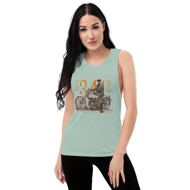 J-Model Harley "Polly" - Ladies’ Muscle Tank graphic tank top