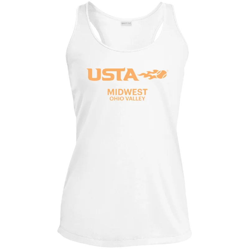 USTA Ohio Valley Performance Racerback Tank fitness tank top