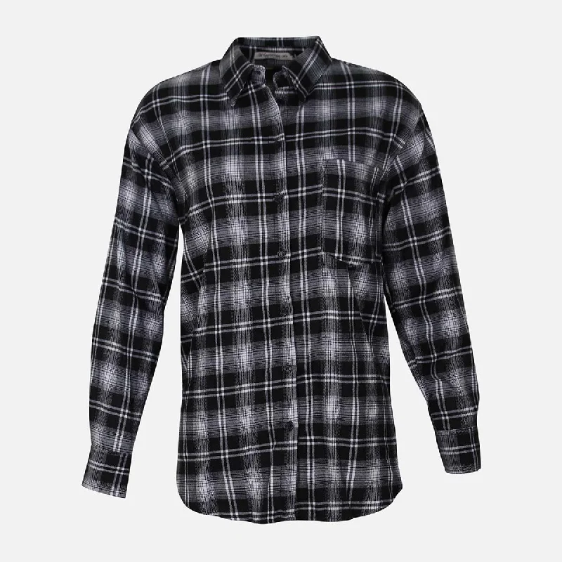 LADIES CHECKED SHIRT Modern Contemporary Chic