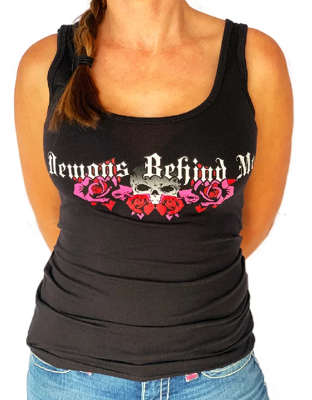 Women's Wings & Roses Tank Top chic tank top