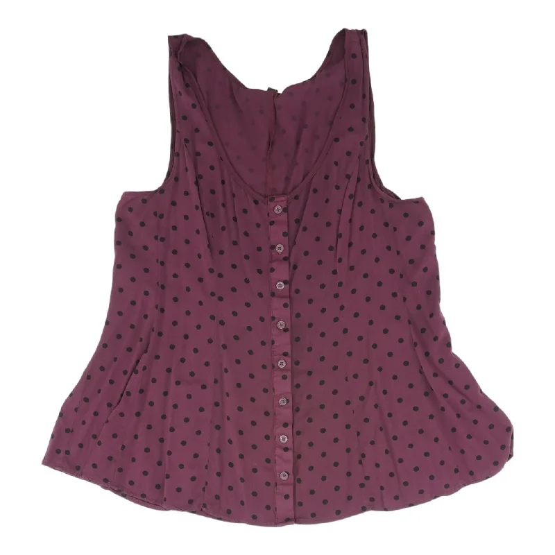 Purple Polka Dot Active Tank seamless tank top