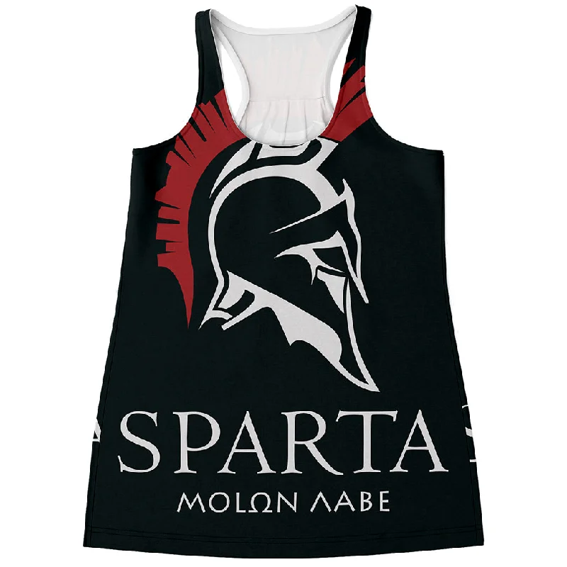 Spartan Molon Labe Print Women's Racerback Tank Top summer tank top