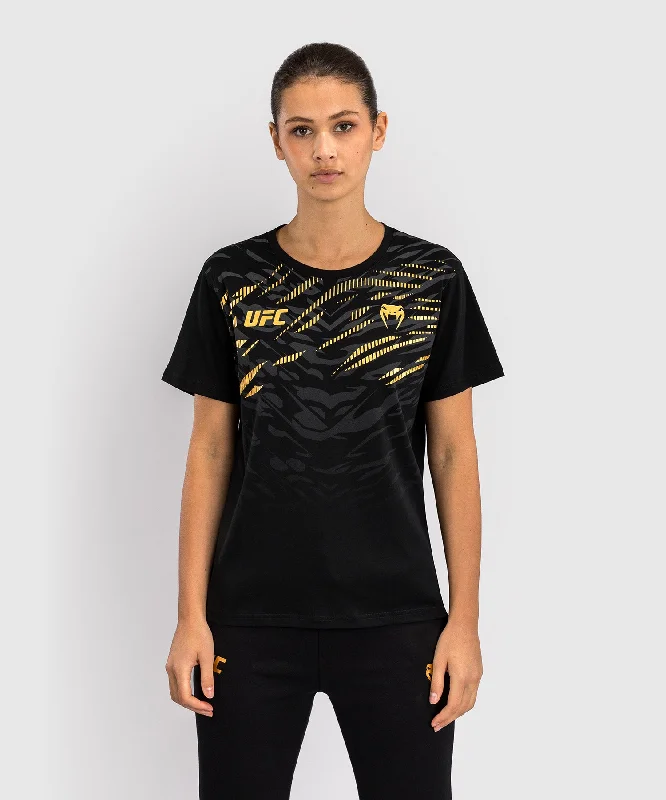 UFC Fusion by Venum Replica Women’s Short Sleeve T-Shirt - Champion Cashmere Blend Cotton Blend Poly Blend