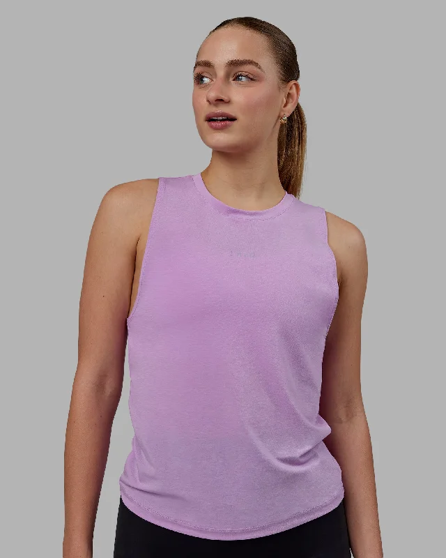 Vital Training Tank - Light Violet v-neck tank top