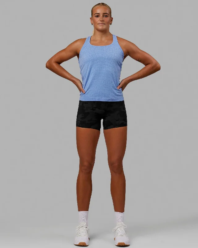 AeroFLX+ Seamless Tank - Cornflower Blue Marl flexible tank top