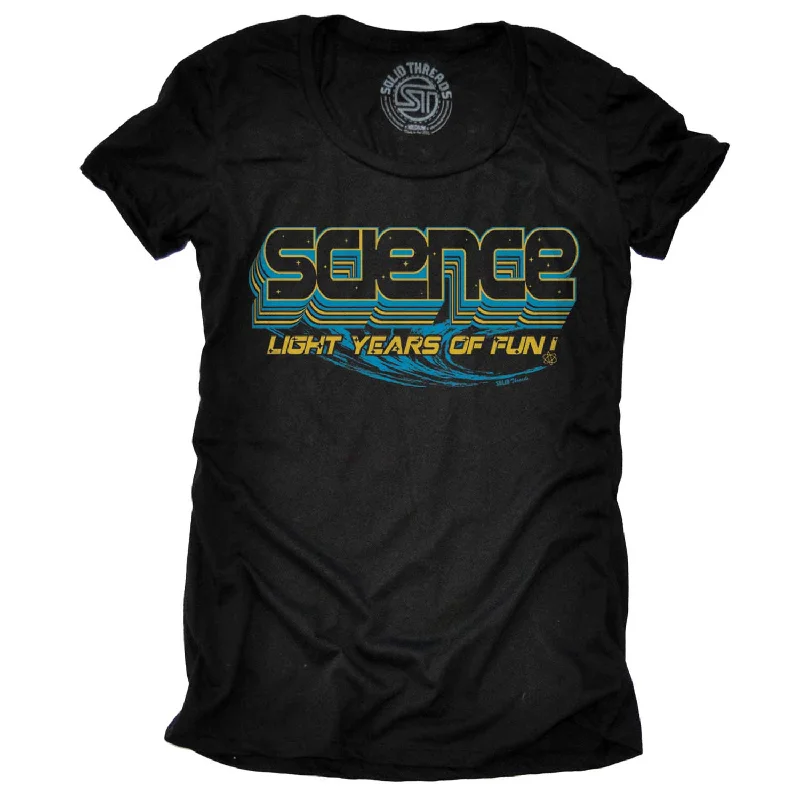 Women's Science, Light Years of Fun T-shirt Lace Blend Ribbed Blend Corduroy Blend