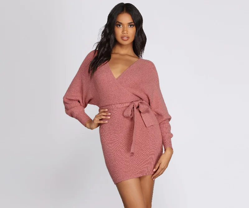 Sultry Sweater Dress Tunics Yoga stretchy