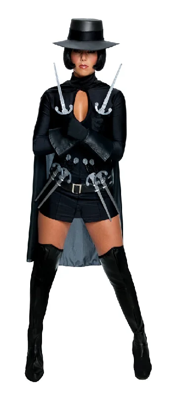 Ladies V for Vendetta Fancy Dress Evey Guy Fawkes Halloween Costume + Hat Tunics Versatile all-occasion