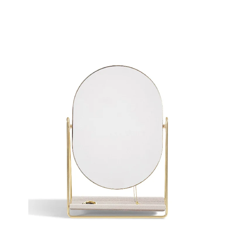 Stackers Dressing Table Mirror & Jewellery Stand, Gold Tunics Seasonal trendy